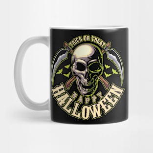 Halloween - Skull Illustration Mug